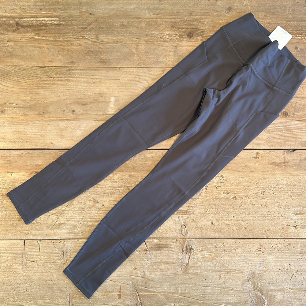 NWT- Fabletics PureLuxe HW Pocket Full length Legging- MIDNIGHT (27 inch inseam) - Picture 4 of 12